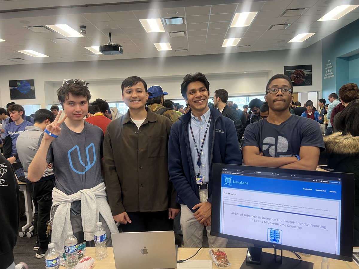 Satvikt_ai's tweet photo. Won the $5k grand prize at #phillycodefest over the weekend!
Bringing clinical AI and global health to a core CS hackathon and winning was a big moment for us.
No sleep for 48 hours straight was worth it in the end! https://t.co/BIQlJPguu6