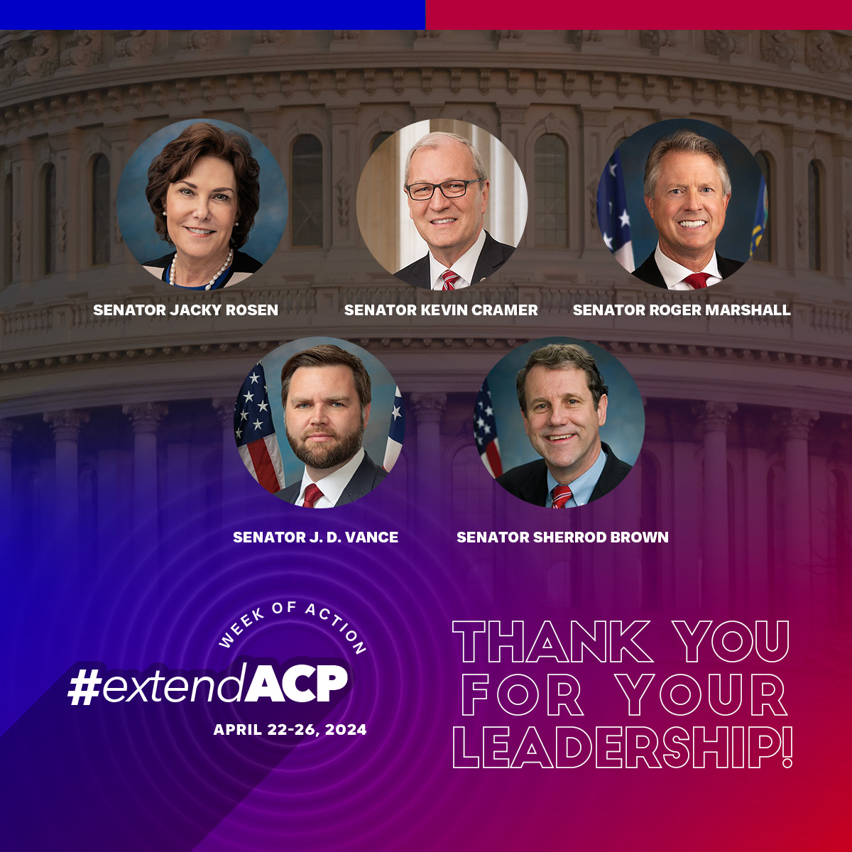 Thanks to the Senate Sponsors of the Affordable Connectivity Program Extension Act of 2024! This game-changing, market driven approach to expanding digital connectivity has effectively created new on-ramps to shared prosperity and economic growth nationwide. #ExtendACP #ACP