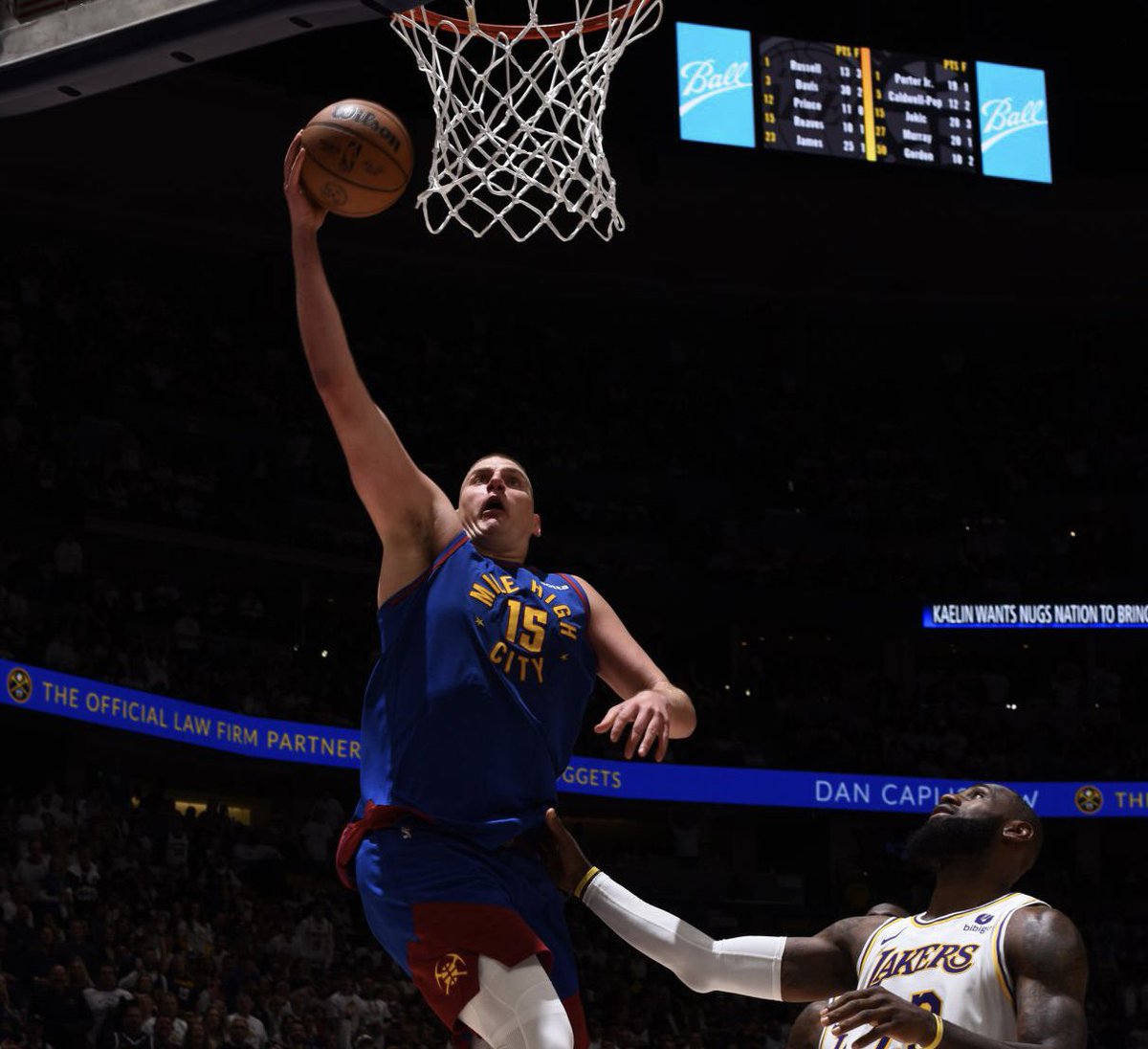 most dunks in a game