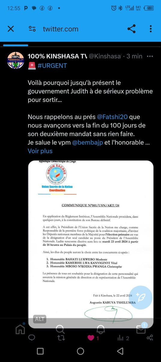 Kinshasa100's tweet photo. @MuadiLaeticia Bye bye docta https://t.co/AbipUPyxPU