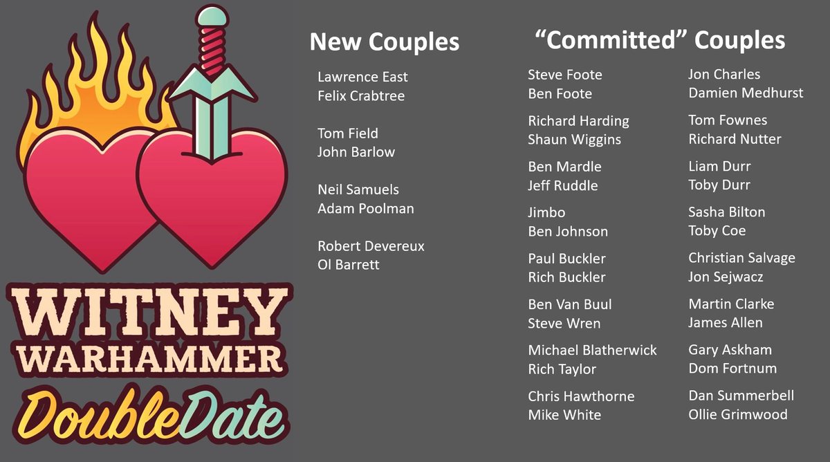 #WWFour is happy to announce the engagment of several new couples 

We hope you'll be very happy together on the 7th &amp; 8th of September