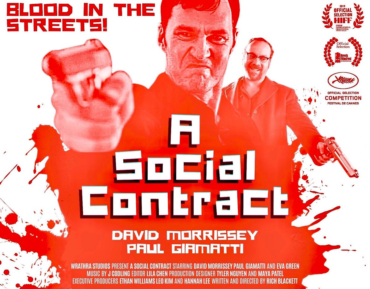 “The Social Contract”.

Inspired to make this poster after intense dreams last night - where my imagination conjured a nihilistic thriller.

The setting was a grimy blend of 70’s Northern England and New York

#fakefilmposter #conceptdesign #paulgiamatti #davidmorrissey