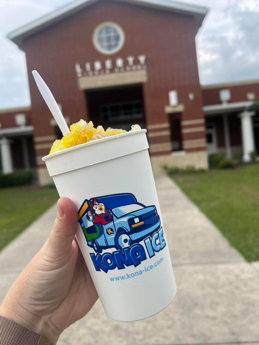 Since we had to cancel Kona Ice due to inclement weather earlier this month, Kona will be at LMS TOMORROW, 4/23 during all lunches!! @MCPSSecondary @MarionCountyK12
