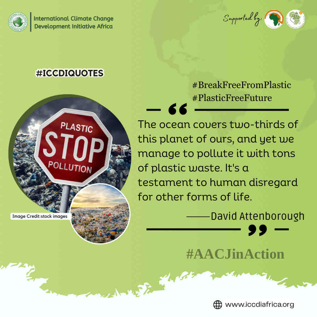 The ocean covers two-thirds of this planet of ours, and yet we manage to pollute it with tons of plastic waste. It’s a testament to human disregard for other forms of life. - David Attenborough.

#BreakFreeFromPlastic #PlasticFreeFuture #AACJinAction