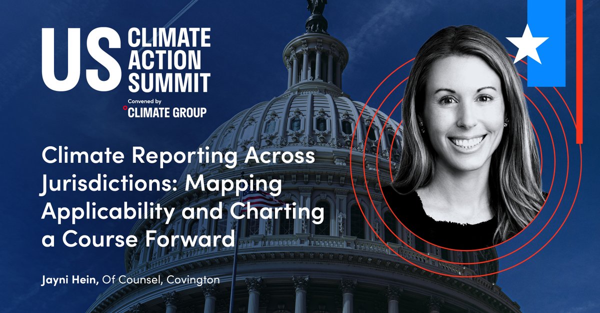 In the latest #USClimateActionSummit article, @CovingtonLLP provides a snapshot of climate reporting requirements across multiple jurisdictions. Read here and gain insight on how companies can successfully navigate this complex reporting landscape. theclimategroup.org/our-work/news/…