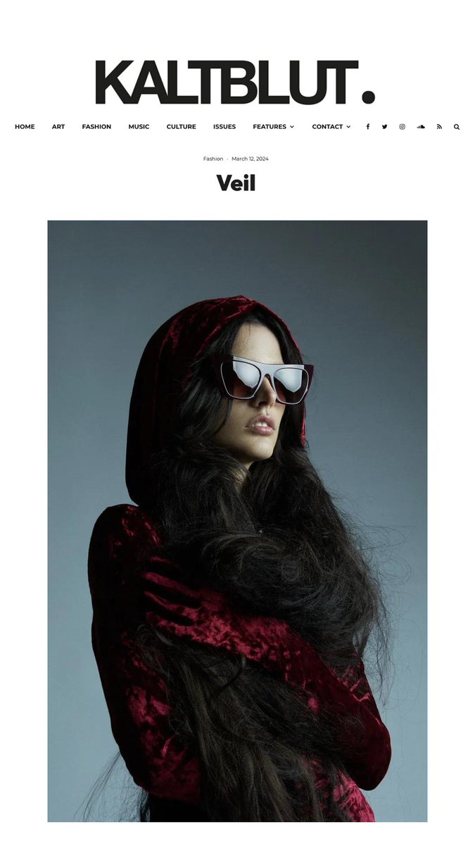 Nuestro "Dorian Bodysuit" forma parte de la editorial de KALTBLUT Magazine del mes de marzo.