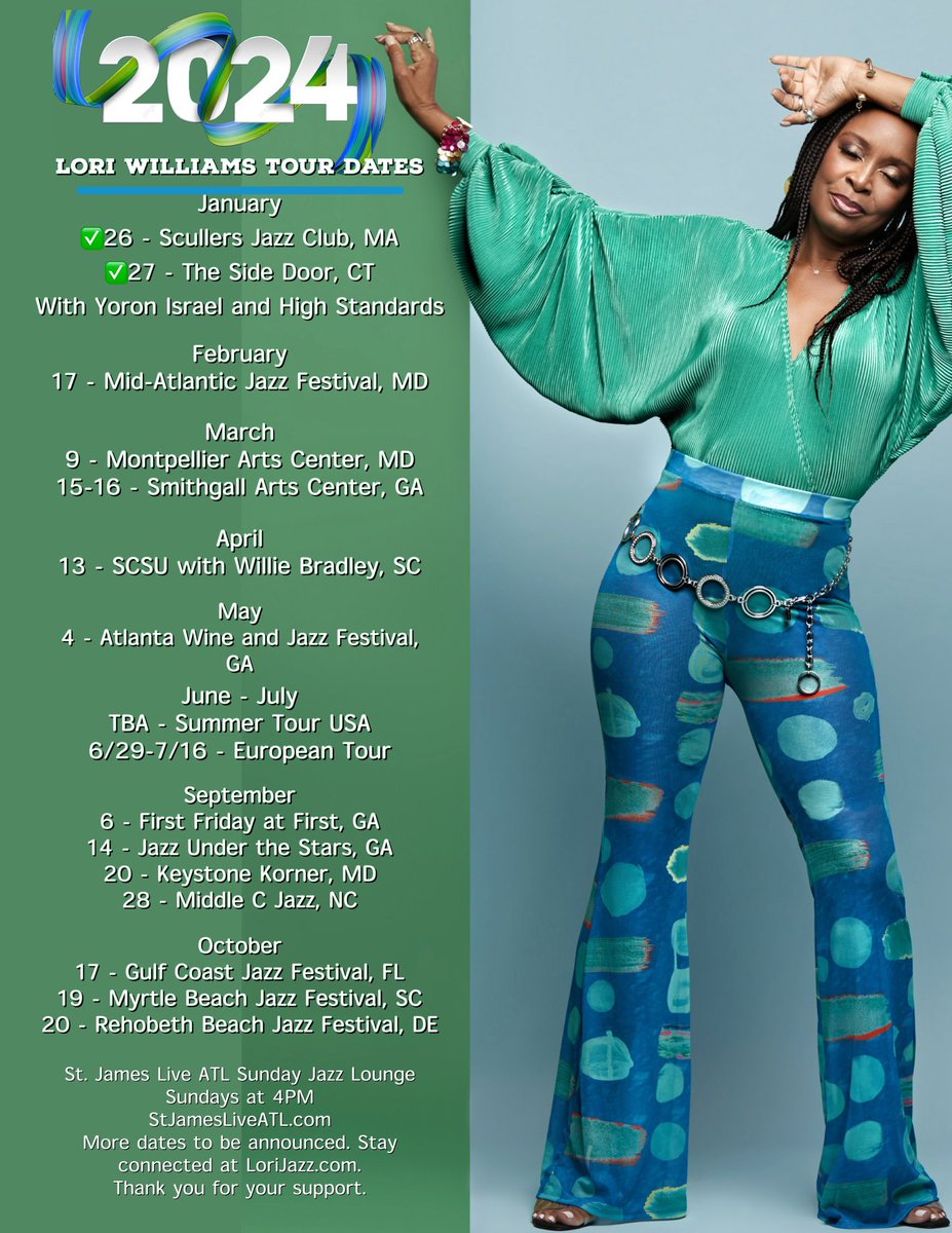 Today is #MusicMonday!! Make sure you catch @lorijazz22 live in a city near you!!