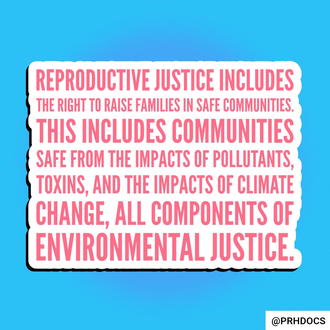 Happy #EarthDay! Let us remind ourselves that so many fights for justice are deeply intertwined with the fight for Reproductive Justice, including environmental justice! No matter who you are, you deserve to build a life in a community free from exposure to pollutants & toxins.