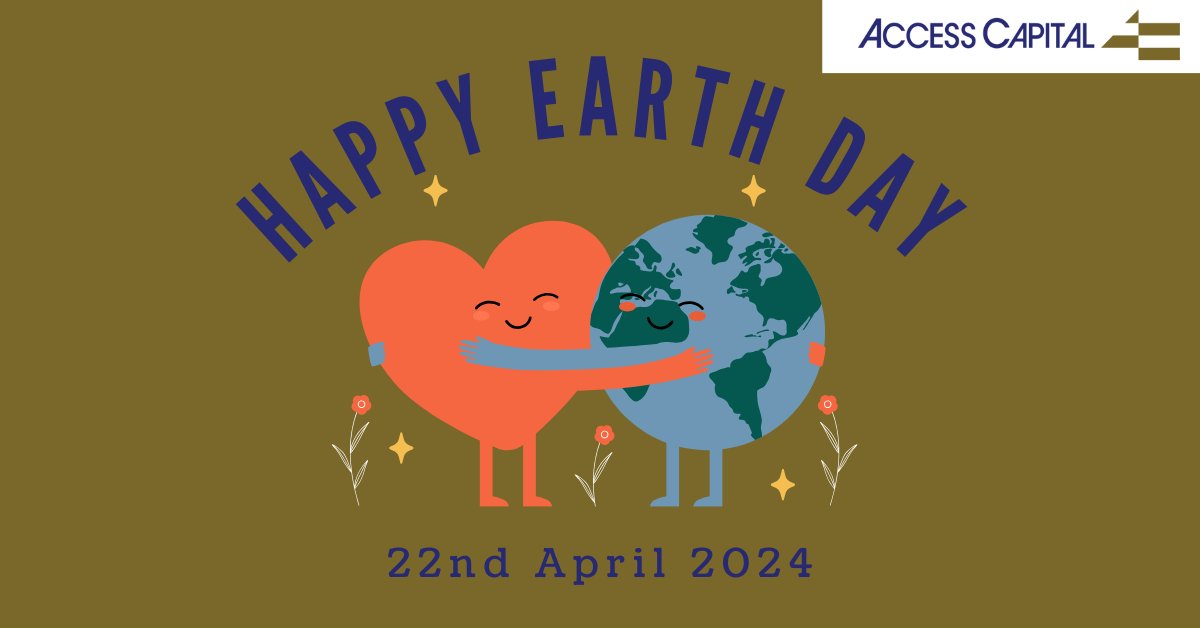 Happy Earth Day! 🌎 

At Access Capital, we believe that sustainable growth is the key to a brighter future. From financing eco-friendly ventures to embracing green initiatives, we're here to support businesses in their pursuit of sustainability. 

#EarthDay #ReachHigher