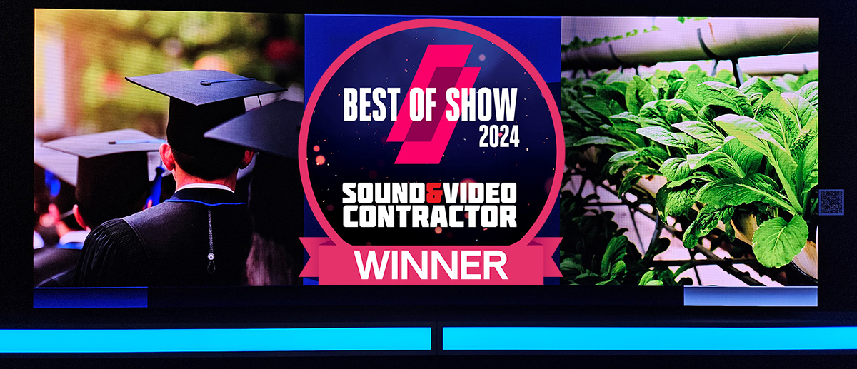 One of our LED #VideoWalls won an #NAB2024 Best of Show award from Sound & Video Contractor (@SVC_Online)! But which was it?

Announcement coming soon.