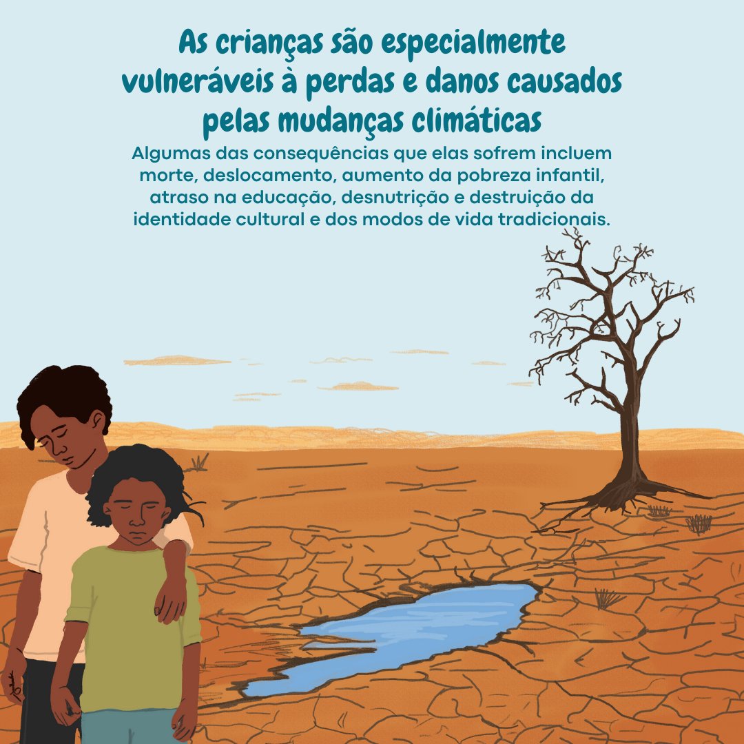 unicefbrasil's tweet photo. Se você acompanha as notícias climáticas, talvez já tenha ouvido falar sobre perdas e danos. Você sabe como isso afeta os direitos das crianças?

Deslize e explore este guia para saber mais.

#DiadaTerra

(o carrossel continua abaixo) + https://t.co/TyOrHOmRf1