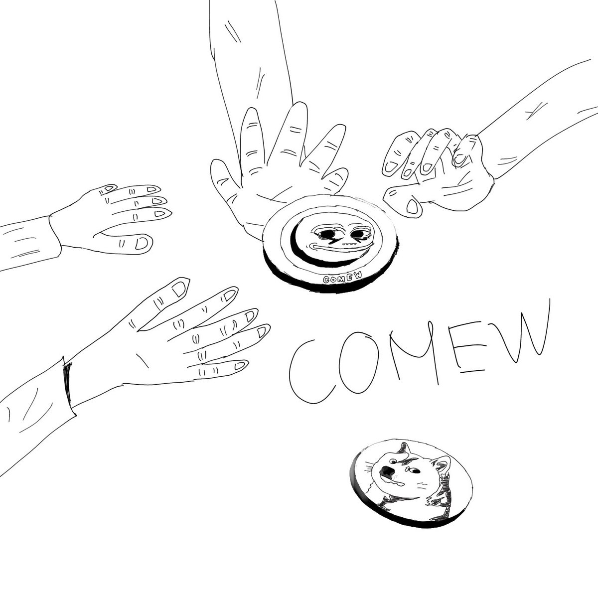 kingsoffart's tweet photo. Original art for the contest @comew_sol
Launch soon, can't wait to print money with #COMEW https://t.co/NHa7lAfUFL