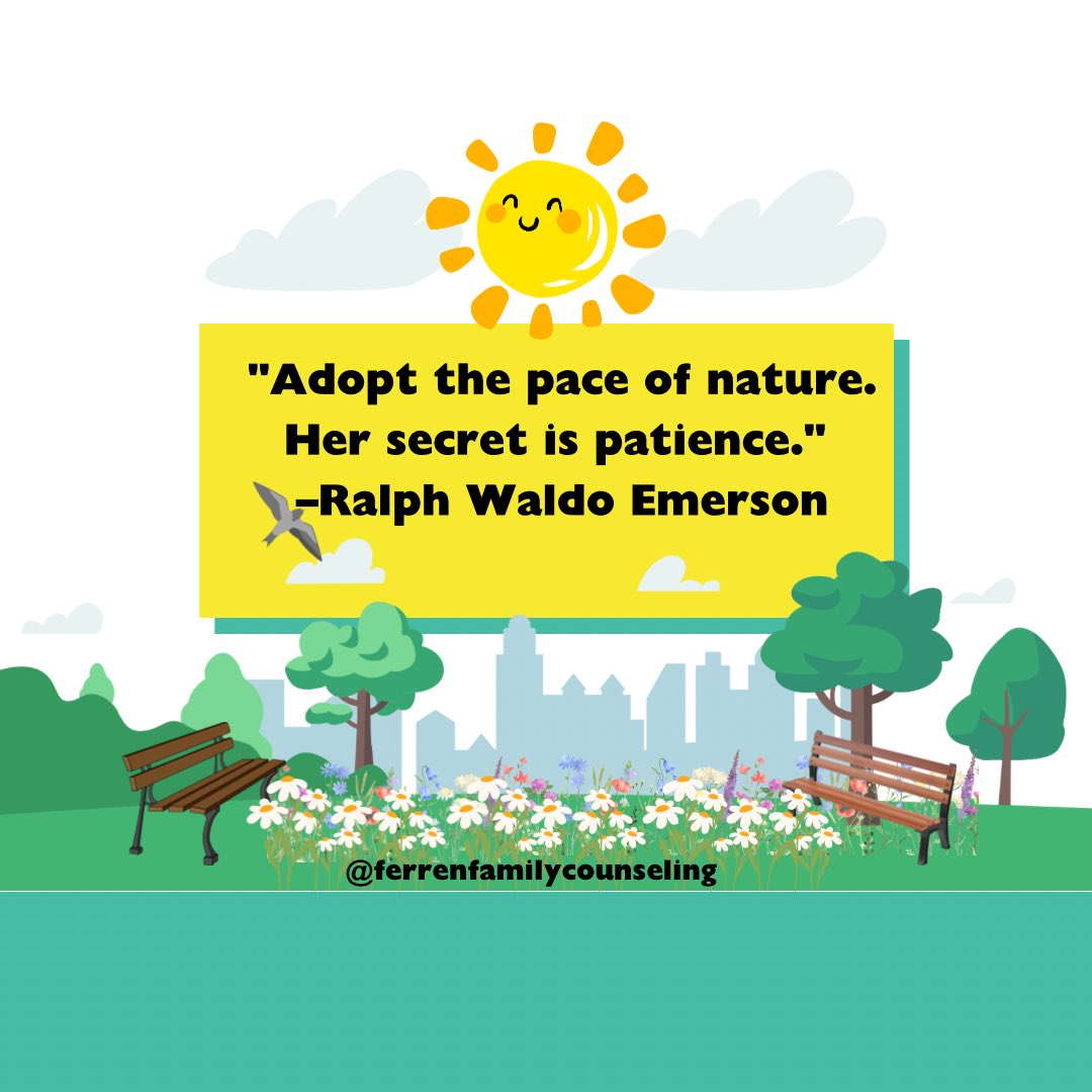 Nature can also help us slow down and allow our minds more time to process and heal. 
For more tips on how spending time in nature can help you, you can go to healthline.com
#naturewalks #EarthDay2024  #memphistherapist #onestepatatime #ferrenfamilycounseling