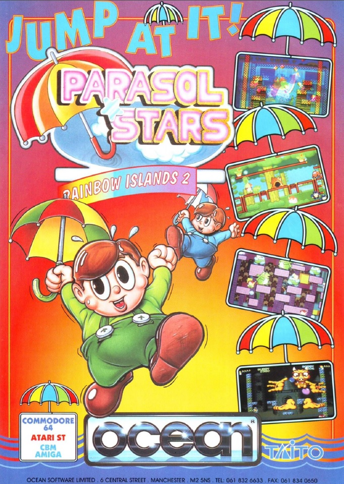 Advertised back in April 1992 - Parasol Stars from #OceanSoftware A little tear for the #C64 version that wasn't to be. #90s #retrogaming