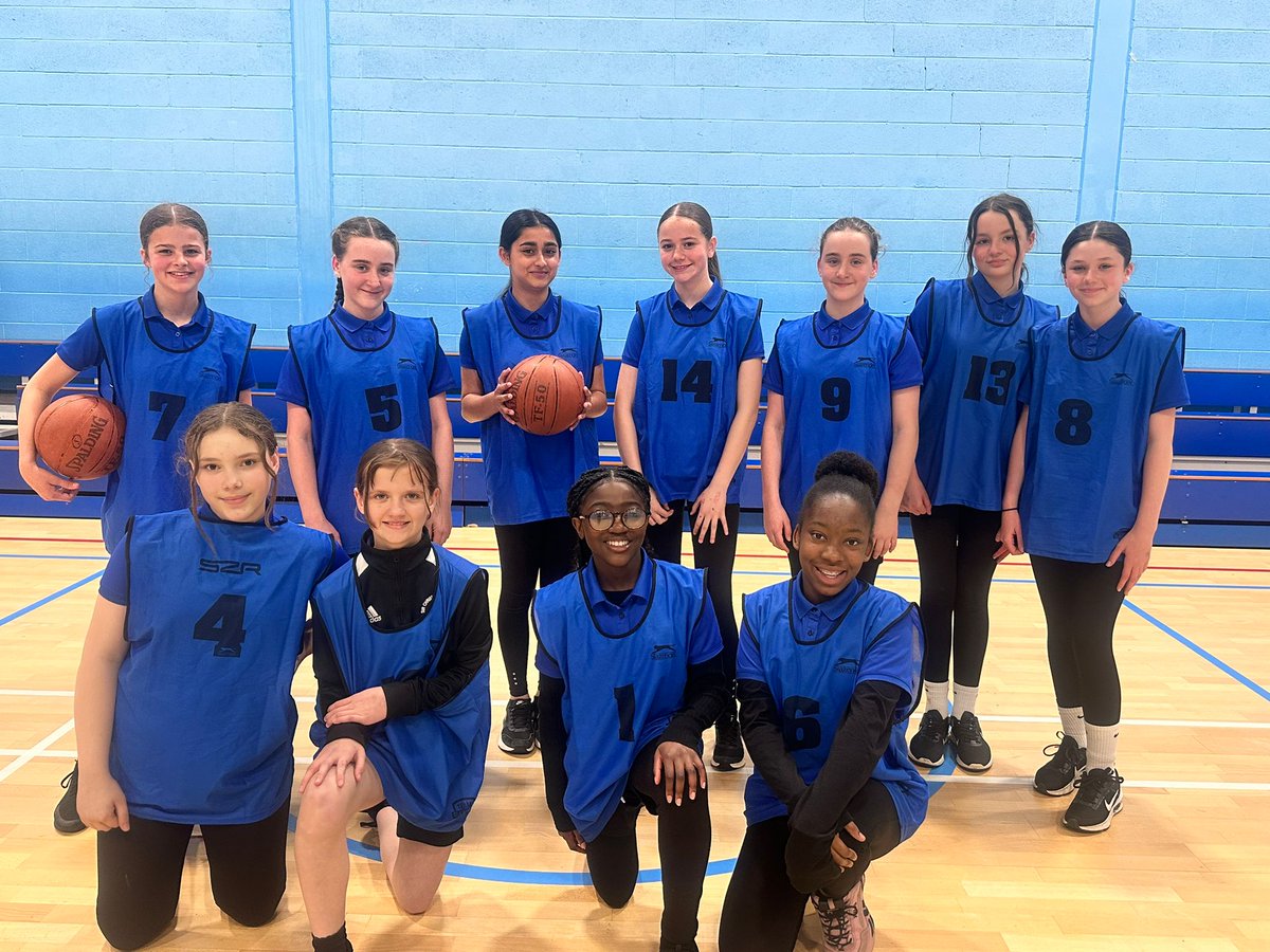 Year 7 Girls basketball team, played in the County Final against the incredible team at NSG! #determination #teamwork #resilience