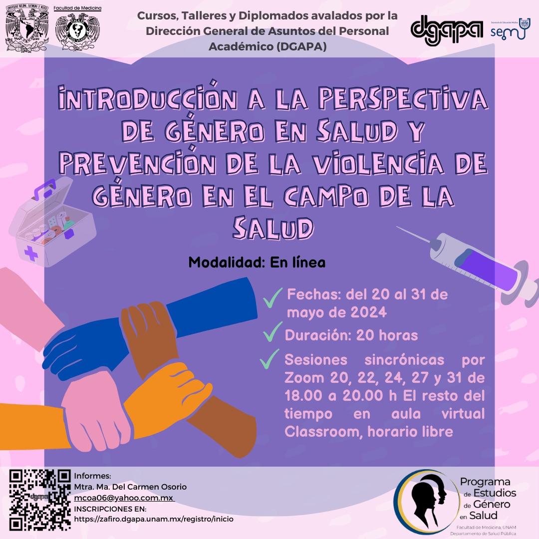 ¡Atención comunidad docente de licenciatura en medicina y otras carreras de la salud! ¿Quieres ser parte del cambio hacia una atención médica más inclusiva y sensible al género? ¡Entonces este curso es para ti! @SaludPublicaFM @FacMedicinaUNAM