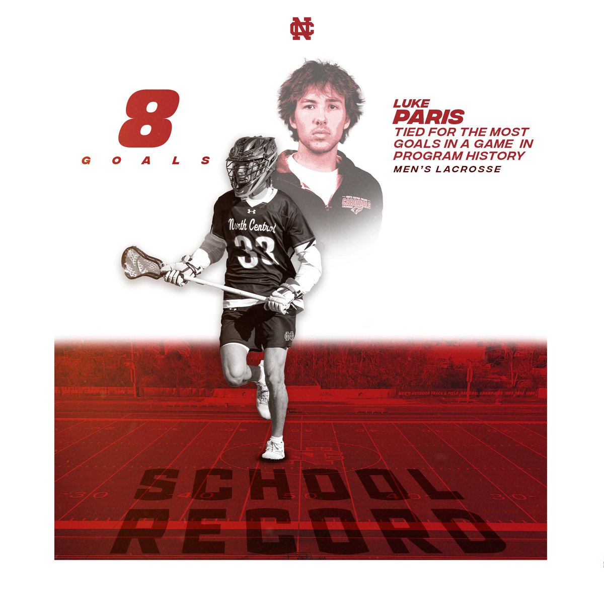 NCC Cardinals (@ncc_athletics) on Twitter photo .<a href="/NCCMensLacrosse/">NCC Men's Lacrosse</a> 's own Luke Paris entered a tie for the program's most goals in a single game! His eight goals helped the team in a comeback win against the Firebirds Saturday. The action continues at home tomorrow against Augustana College.
#WeAreNC .<a href="/NCCMensLacrosse/">NCC Men's Lacrosse</a> 's own Luke Paris entered a tie for the program's most goals in a single game! His eight goals helped the team in a comeback win against the Firebirds Saturday. The action continues at home tomorrow against Augustana College.
#WeAreNC