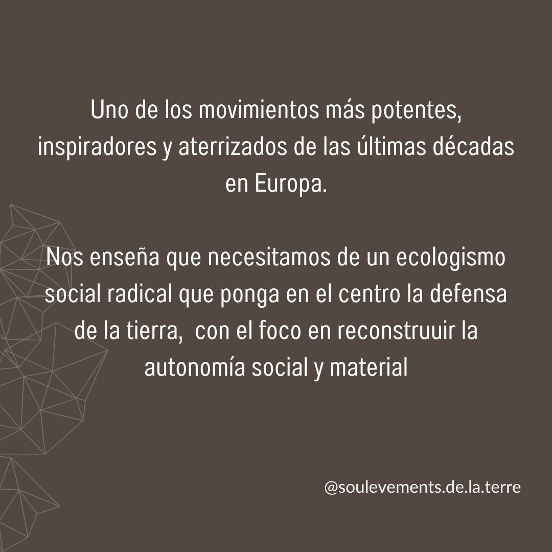 🌏 Para celebrar el #diadelatierra y el #diainternacionaldellibro traemos recomendación literaria 'Las Sublevaciones de la Tierra: abecedario para desarmar el colapso ecosocial' (Ed Virus).  Compendio de 40 ensayos cortos sobre le 'Soulèvements de la Terre' en Francia