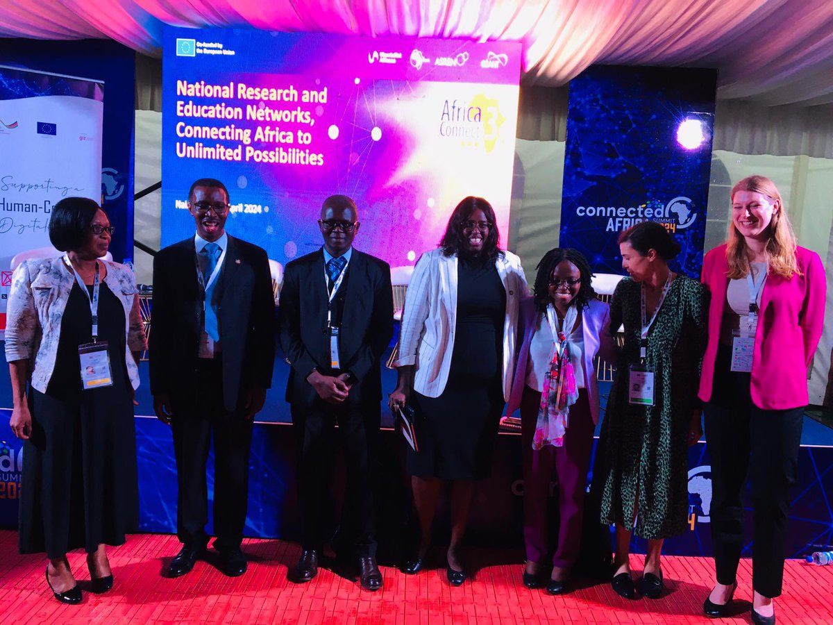 LeilaDekkar's tweet photo. It’s wrap ! Amazing panel on the importance of Nrens in Africa. 
If you youth in Africa’s to leapfrog invest in infrastructure and post docs for them to become tomorrows biggest innovators!

@AC3_News @UbuntuNet @EU_Commission @EUinKenya @kenet_ke @GEANTnews https://t.co/bN5Pk1P2ss