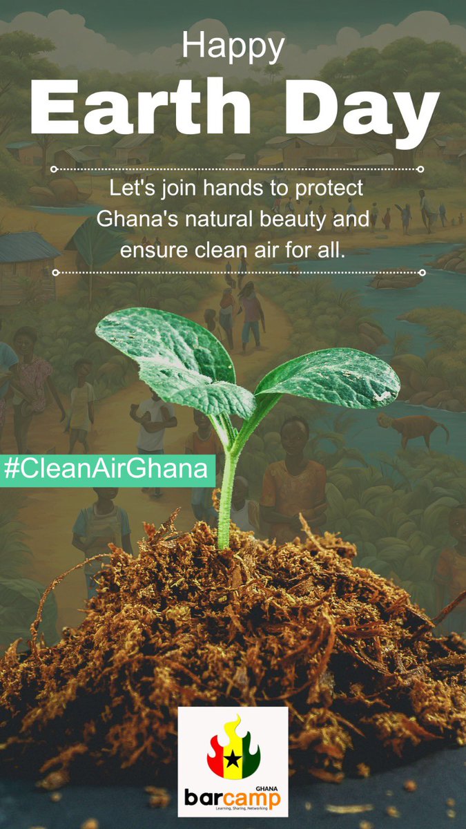 This earth is our only home and we need to protect it. Air pollution threatens our health and the health of our environment. We all need to come together to reduce emissions, embrace clean energy, and advocate for #CleanAirForAll #CleanAirGhana.