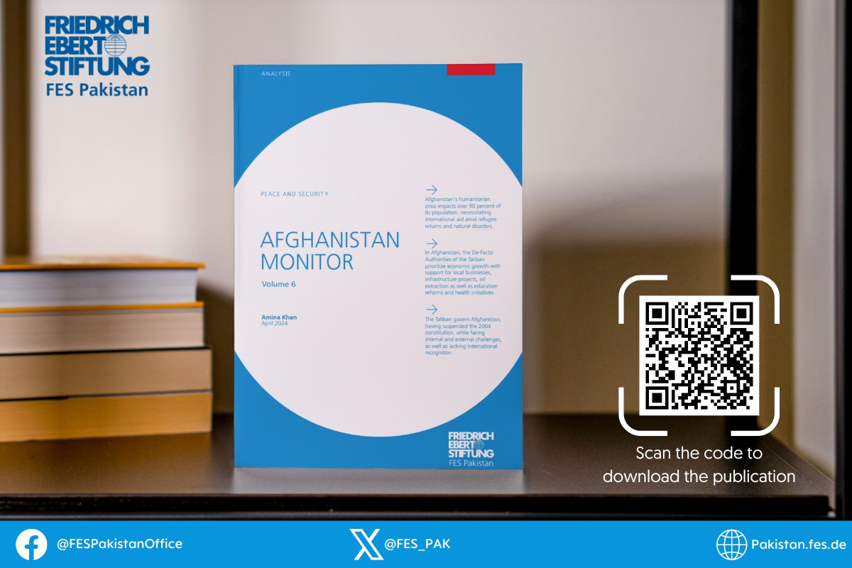 #Outnow The #Afghanistan Monitor is a regular publication from @FES_PAK that covers the political, economic and humanitarian situation since the Taliban takeover. Each issue also features experts’ analysis of the country’s latest development. 👉 fes.de/lnk/am6👈