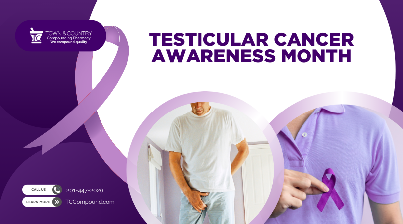 April is #TesticularCancerAwarenessMonth! Gentlemen, remember the importance of regular testing. Visit bit.ly/2Oi3QXm 

#Oncology #MensHealth #Hormone #SexualHealth #ED #ErectileDysfunction #BHRT #Testosterone #CompoundingPharmacy #TCCompound #RamseyNJ #WeCompoundQuality