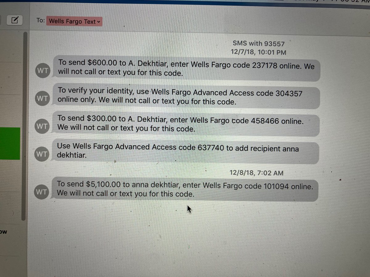 Maybe @BankingGOP and @USTreasury can look into why #Hunter was using @WellsFargo to pay for #humantrafficking   either to Russian or Ukrainian or? @SenSherrodBrown ? @SenatorTimScott you're a brave Christian, what gives?