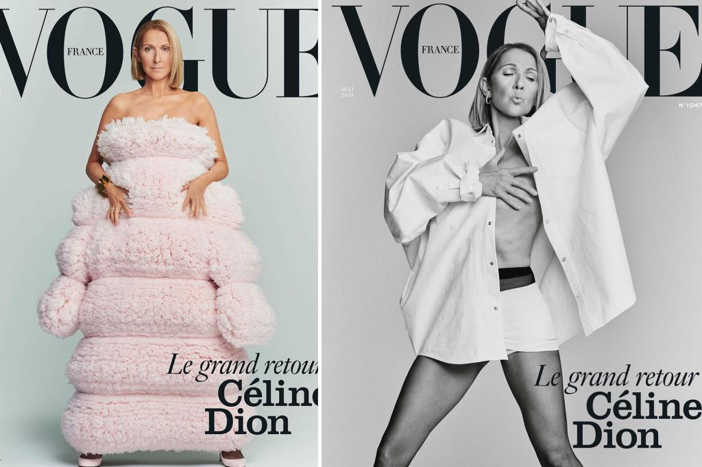 Celine Dion makes high-fashion comeback on Vogue France cover: ‘Revealing my beauty’ at 55 trib.al/MyQy0oI