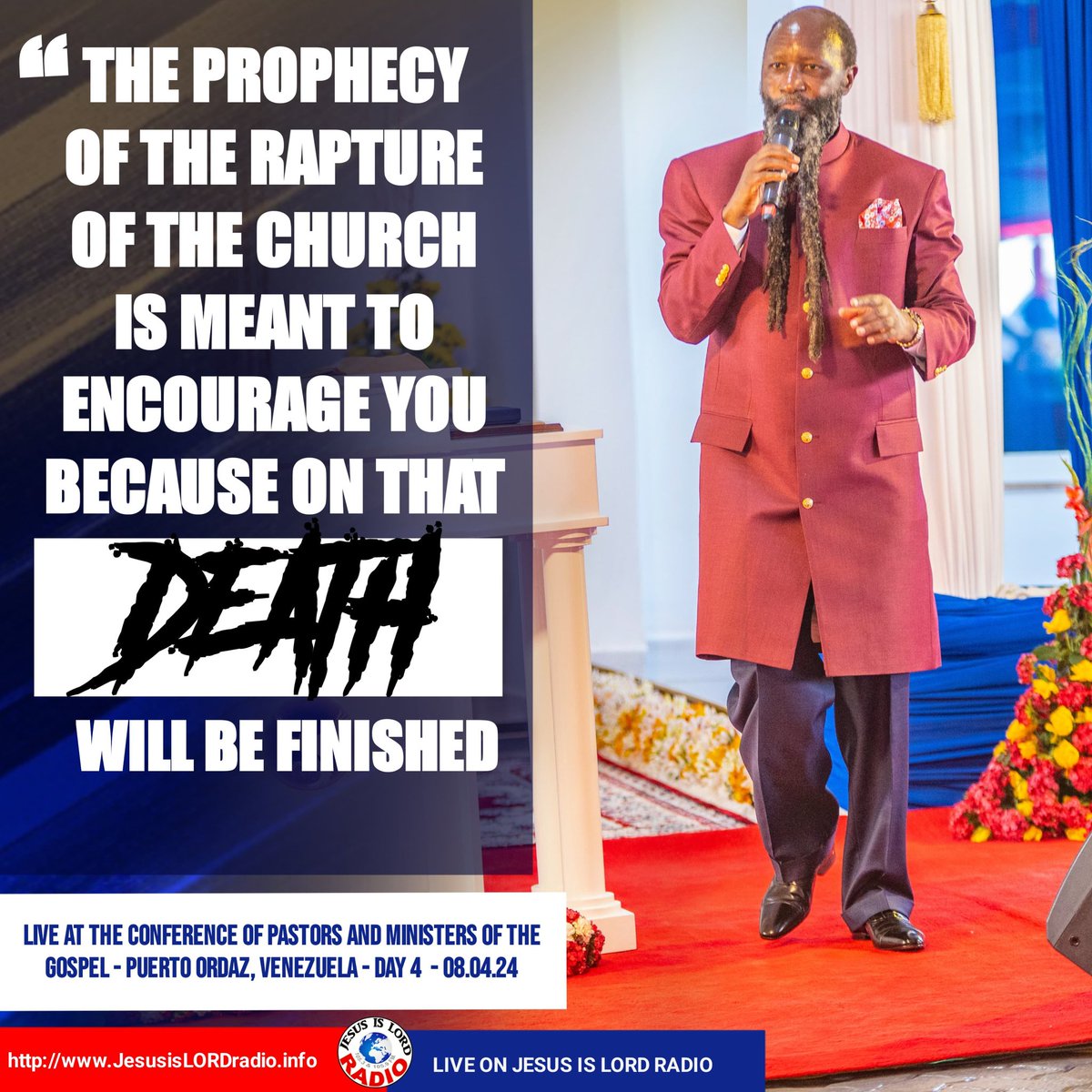 Miriam_Atiang's tweet photo. All we have to do is to prepare well for that day of rapture.

After rapture there will be no more death,
It will be celebrating in the Kingdom of God.

Now are we preparing for that day as  Christian??
Because the prophecy has been given.
#MaracayConference. https://t.co/s7KXuKO86M