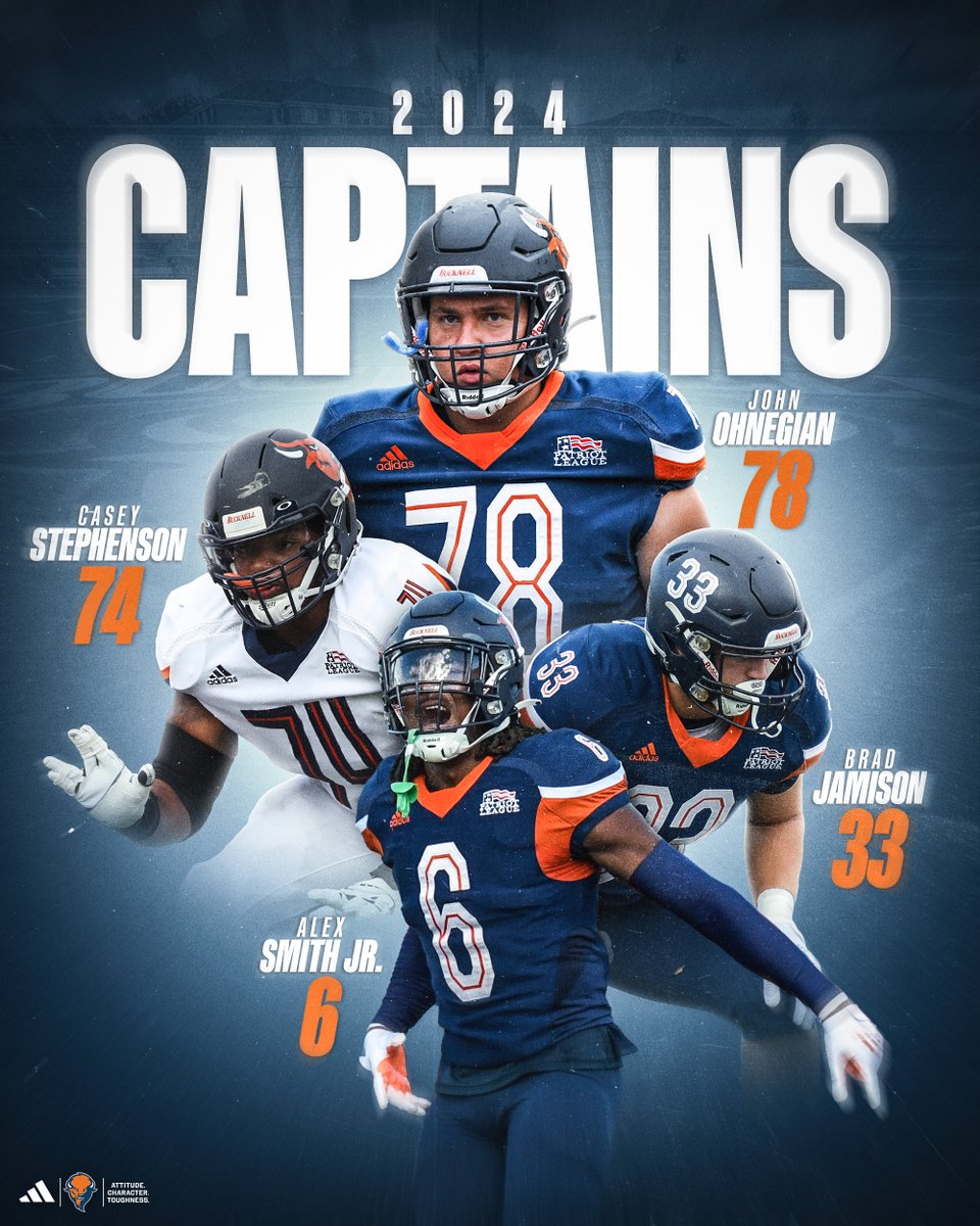 Introducing your 2024 Bucknell Football Captains! 🫡🦬 #ACT 📰 tinyurl.com/bdehtabx