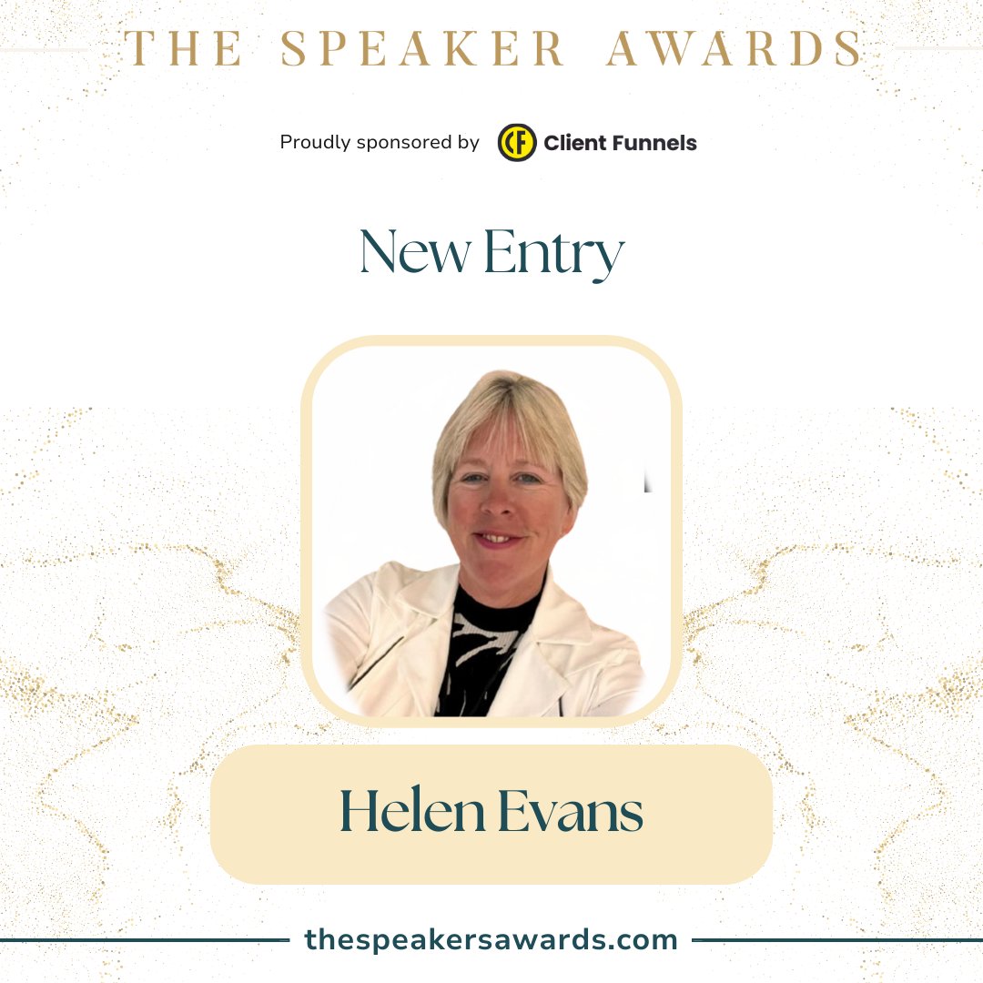Congratulations to Helen Evans for entering the Speaker Awards 2024!

We celebrate excellence and the remarkable impact speakers make worldwide.

Best of luck to all applicants! 🌟

#TheSpeakerAwards #PublicSpeaking