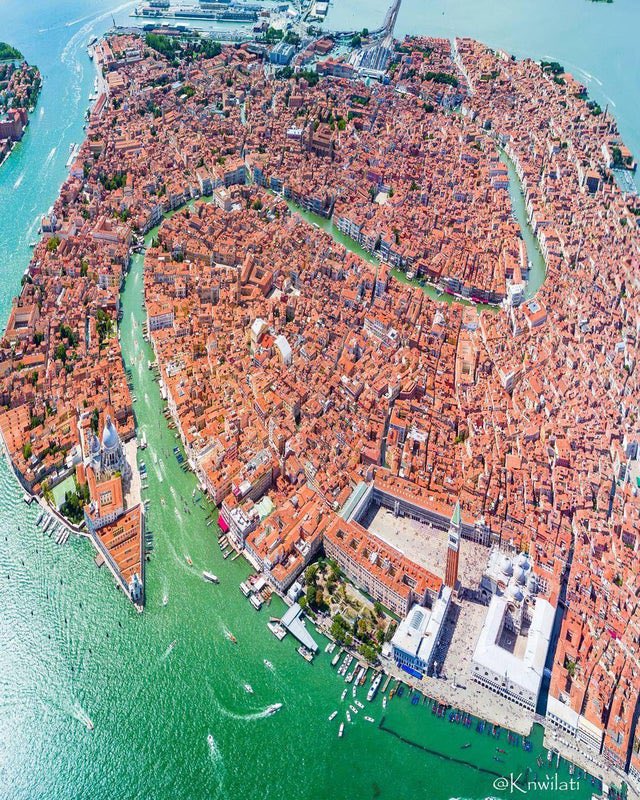 Venedik'i yukarıdan görmek🏞