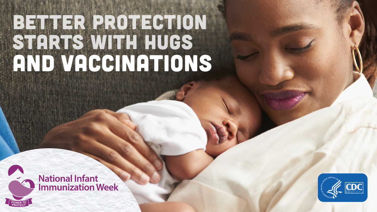 Each year, National Infant Immunization Week (#NIIW) celebrates the critical role vaccination plays in protecting the health of our children and families. Together, we have the power to protect: cdc.gov/vaccines/paren…