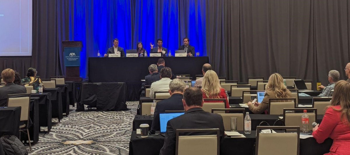 Our Mass Torts and Industry-Wide Practice Group and Medical Life Sciences Industry Team was a sponsor of the @ABAesq's Toxic Torts and Environmental Law Conference. Senior Counsel David J. Dino was a panelist and presented on PFAS and Consumer Products. bit.ly/3W4PdIB