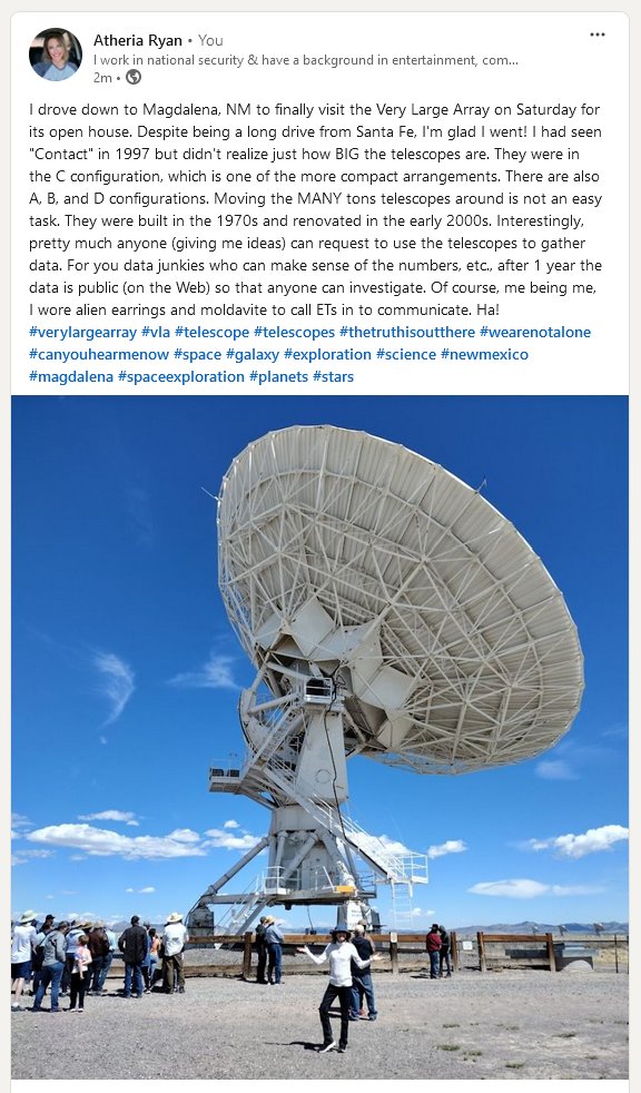 You'd like the VLA!  @elonmusk #VeryLargeArray #VLA #NewMexico #TheTruthIsOutThere #WeAreNotAlone #CanYouHearMeNow #Space #SpaceExploration