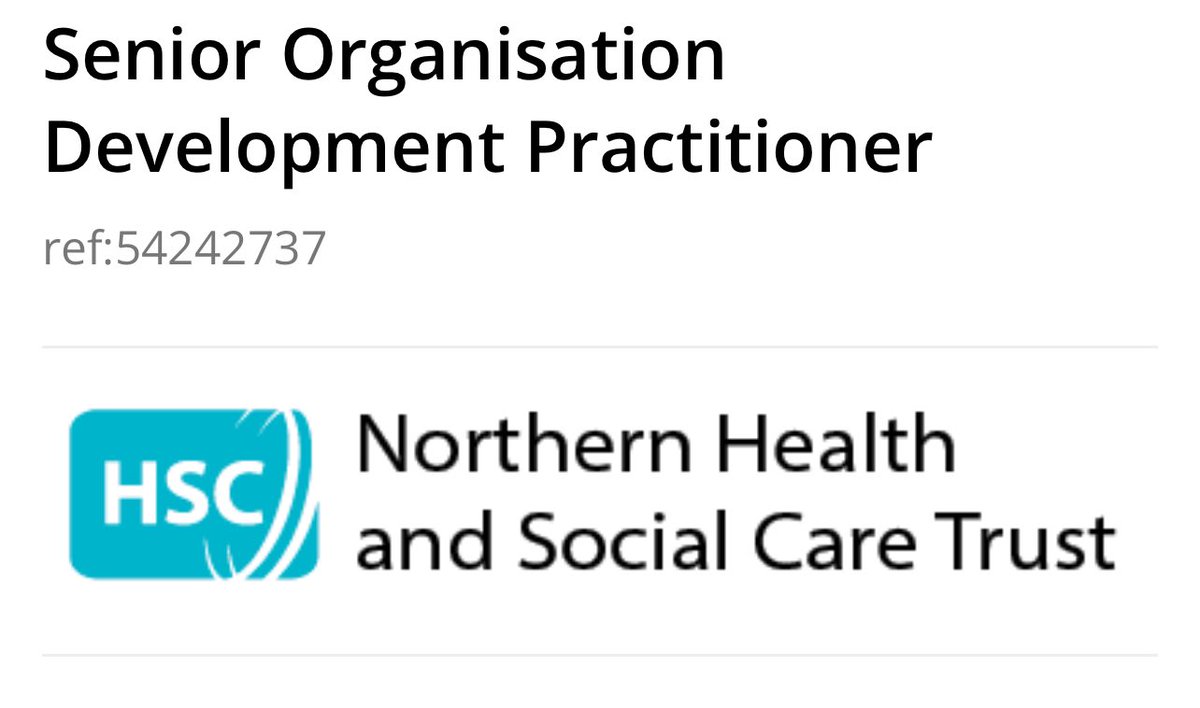 📢An exciting opportunity is now available within our OD Team! 📢. Check out the link below ⬇️ for more details #teamNORTH 🧭 jobs.hscni.net/Job/34483/seni…