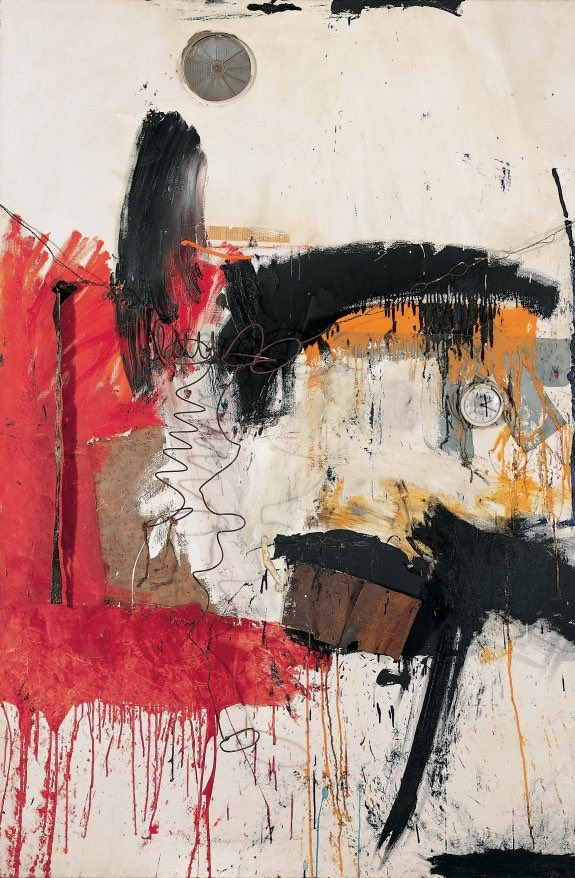 Robert Rauschenberg…“ First Time Painting „…—>>1961..🖼️🎨👍👍👉⚠️⚠️⚠️⚠️
#robertrauschenberg #abstract #abstractart #abstractexpressionism #abstractpainting #art #artwork #painting #rauschenberg