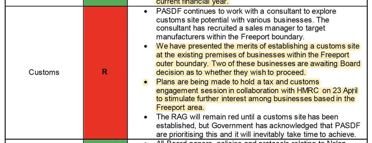 South Hams Exec docs reveal a Plymouth Freeport high priority is creating new customs sites within the 75km outer boundary. A consultant & sales manager are targeting manufacturers. Residents express fear over lack of transparency - should there be more ‘special’ customs sites?