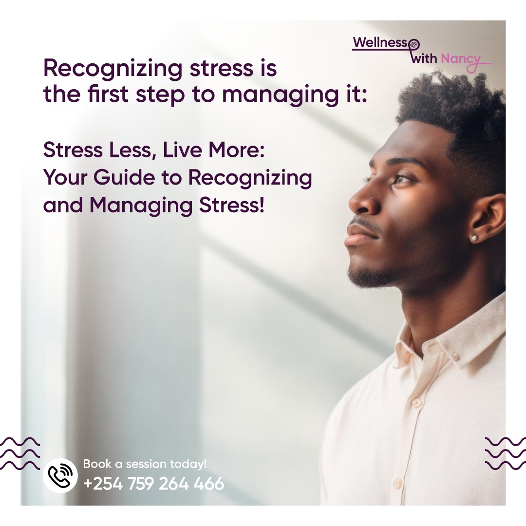 wellnesswithN's tweet photo. Stress Less, Live More: Your Guide to Recognizing and Managing Stress! 
For more Information or appointment bookings,you can call/whatsapp :+254 759 264 466.

#StressAwareness #WellnessJourney
#TherapyJourney 
#StressAwarenessMonth 
#WellnessWithNancy #mentalwellness #wellness https://t.co/x5NsIfWb2e