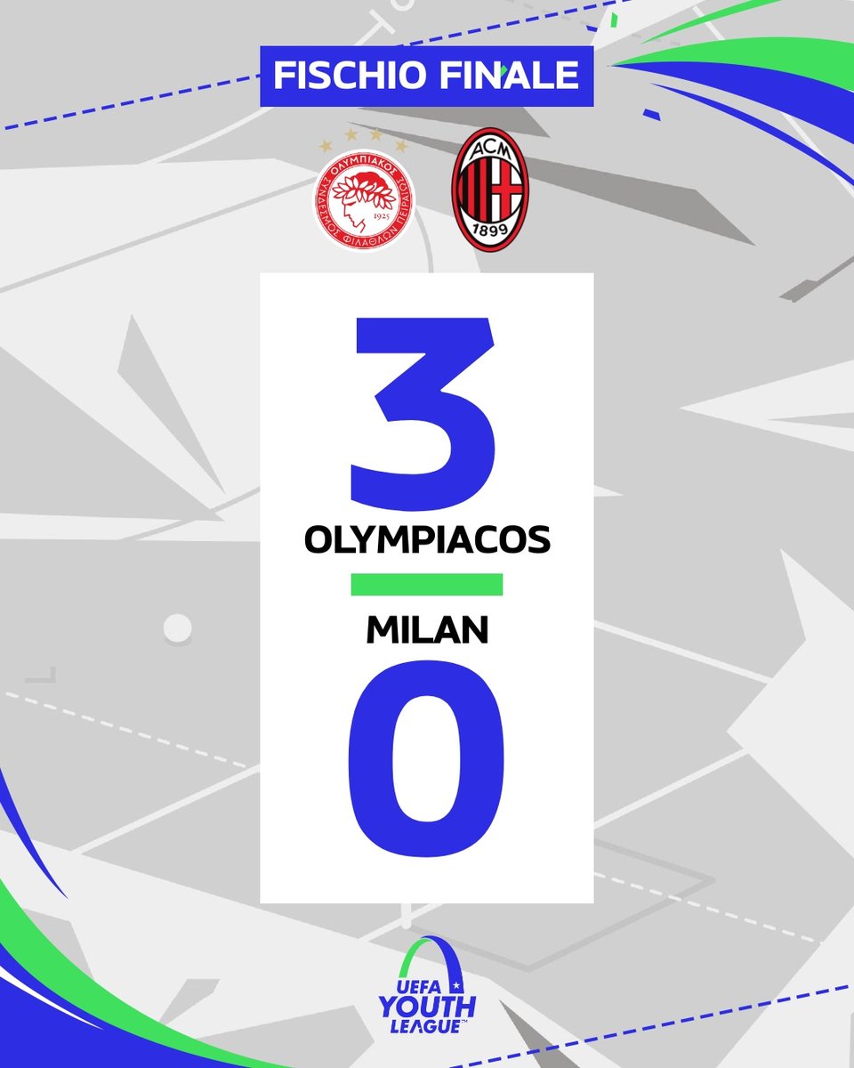 L'Olympiacos vince la #UYL 2023/24 battendo il Milan in finale