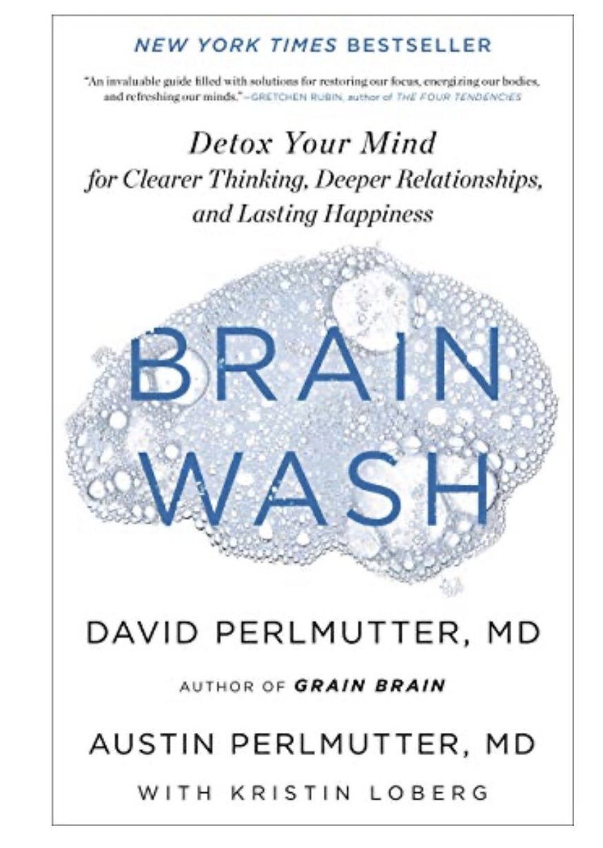 غسيل الدماغ 🤯 ألف الطبيب والكاتب (David Perlmutter) كتاب رائع يفسر فيه لماذا يشعر الكثير من البشر بعدم الارتياح والقلق والتوتر والاكتئاب رغم أننا نعيش في أكثر العصور رفاهية ، ويعطي وصفة علمية وعملية للتخلص من هذه الأحاسيس المُزعجة...لخصته في هذا الثريد .