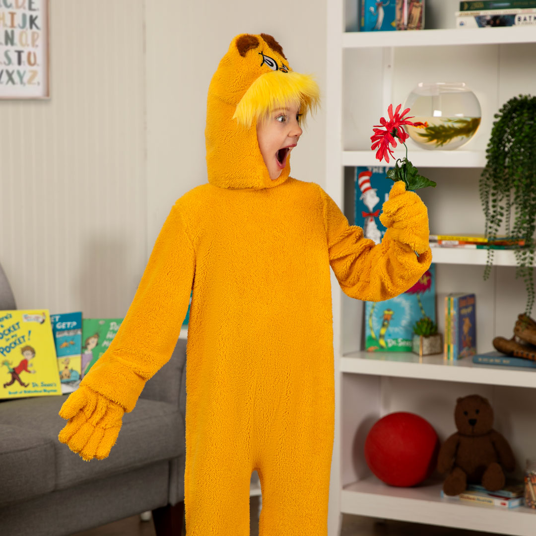 It only makes sense... He speaks for the trees! Celebrate Earth Day w/ the Lorax & our first sustainable costumes made from recycled materials! From planting trees to cleaning highways, these exclusive Lorax looks will get you in perfect character. 🔽 bit.ly/4arJEbB