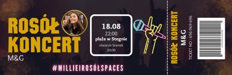 Pamietamy! 

Rosół wzięła od nas pieniądze a koncert się nie odbył, myślicie że można to głosić na policje?

#millieirosółspaces