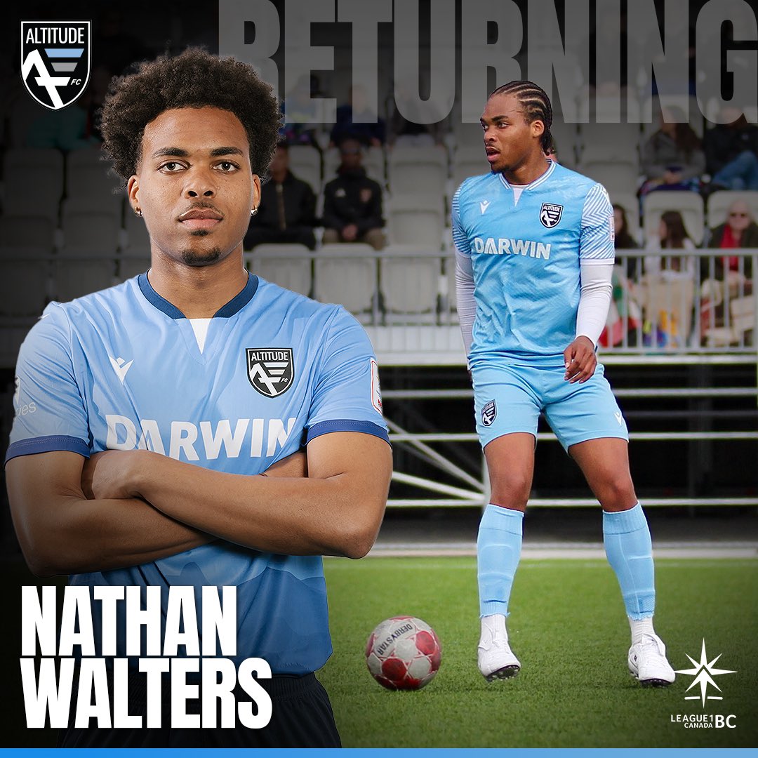 Nathan Walters has signed for his 3rd season with Altitude FC in their 2024 @League1BC season. In the offseason, Nathan has been key in defense for the @croatiascvan @vmslsoccer Premier team, and were quarter finalists in the BC Soccer Provincials.