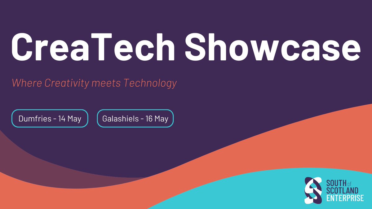 CreaTech 🟰 Creativity 🤝Technology! Come along to one of our CreaTech Showcases to learn more about the support available to you to introduce technology into your creative practice as well hear from our CreaTech fund recipients. Find out more 👇 southofscotlandenterprise.com/events-training