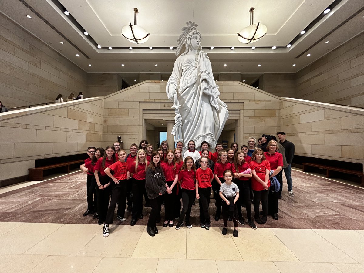 It was such a treat joining these students from Wayne Elementary School Honor Choir and Percussion Ensemble on their Capitol tour. I hope they enjoyed learning about the history of the U.S. Congress and the Capitol!