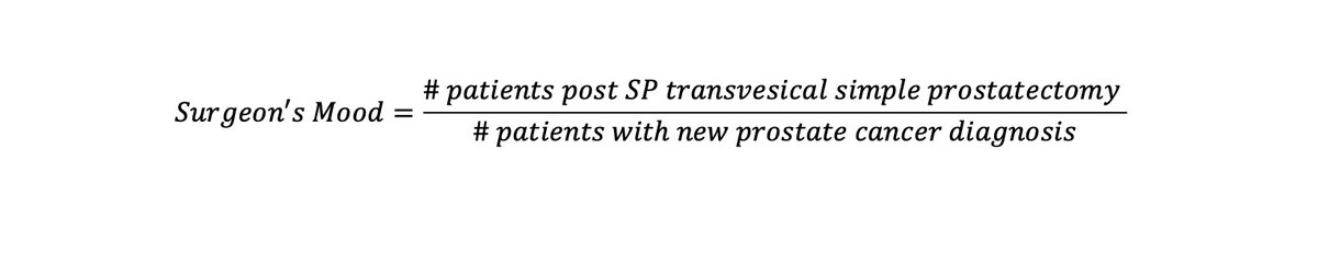 I have cracked the 'Surgeon's Mood' code for Monday clinic. Now you can predict your mood in advance. You are welcome. #SP