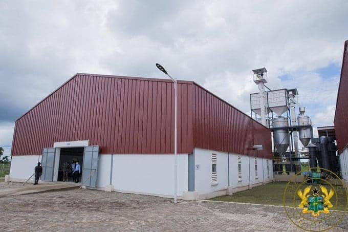CATEGORY: 1D1F, TRADE & INDUSTRY

TITLE: CONSTRUCTION OF OIL PALM FACTORY AT DOMPIM

BENEFICIARY: RESIDENTS OF DOMPIM & ITS ENVIRONS

LOCATION: WESTERN, TARKWA NSUAEM MUNICIPAL, DOMPIM

SOURCE: MINISTRY OF TRADE & INDUSTRY

#PerformanceTracker
#GhanaIsWorkingAgain
#BreakThe8