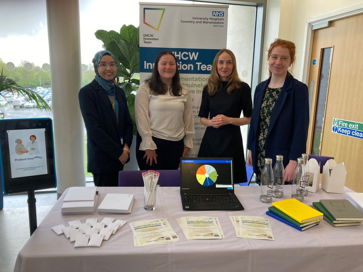 Talking all things Innovation and connecting with our colleagues at the Showcase Event, 1st day of the #GreenerAHP Week @nhsuhcw 

Thank you to those who joined our UHCW Innovation Champions Network. 1/2