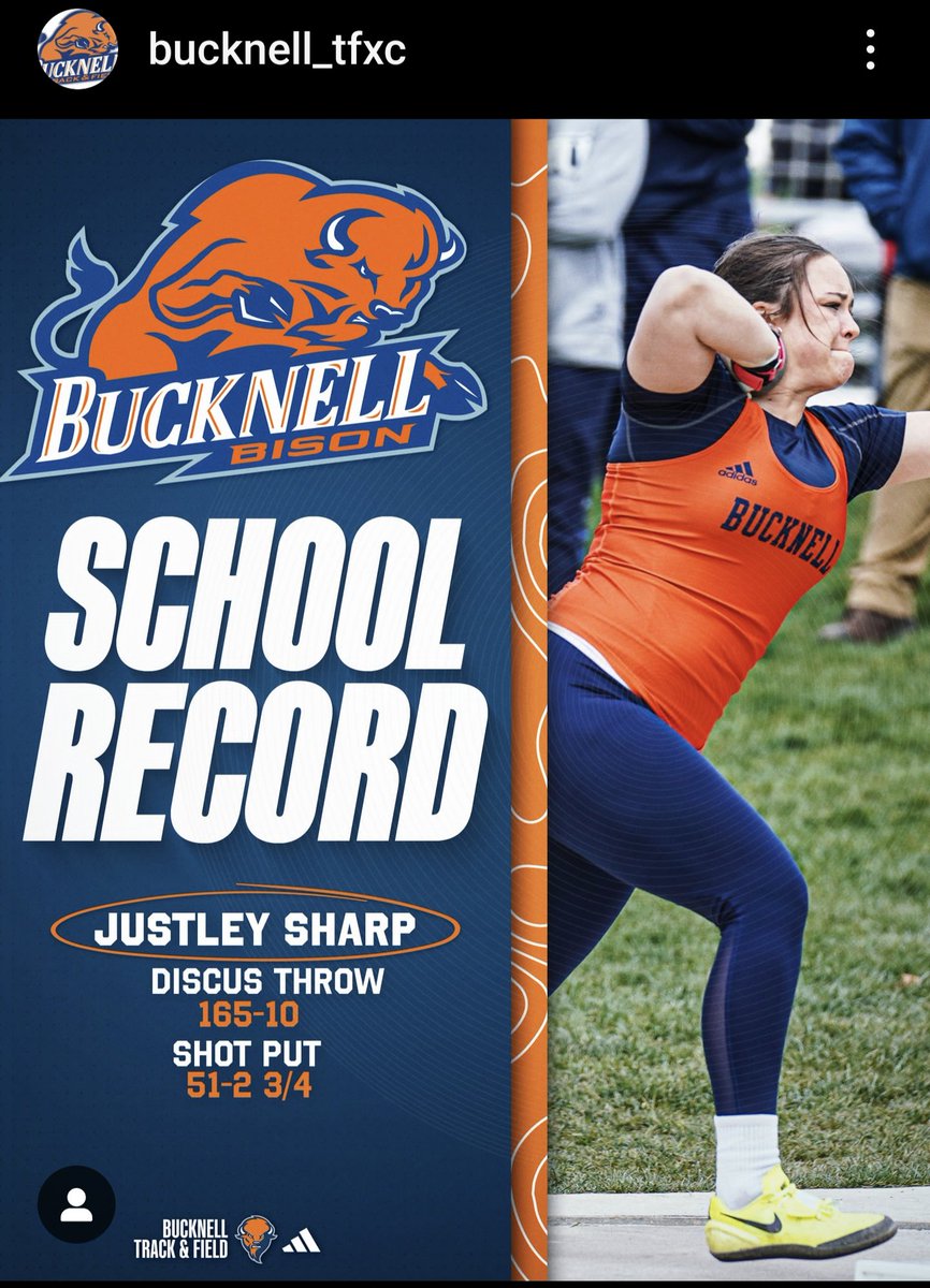 wsharp7's tweet photo. Daughter had a pretty good day Saturday, not one but two school records. https://t.co/DP1rxCzGtx